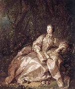 Francois Boucher Madame de Pompadour painting